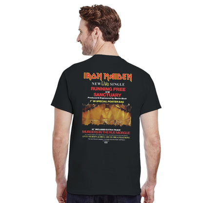 Iron Maiden Camiseta Heavy Metal Live After Death Unisex Premium