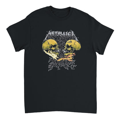 Metallica Camiseta Black Album Thrash Metal Unisex Premium