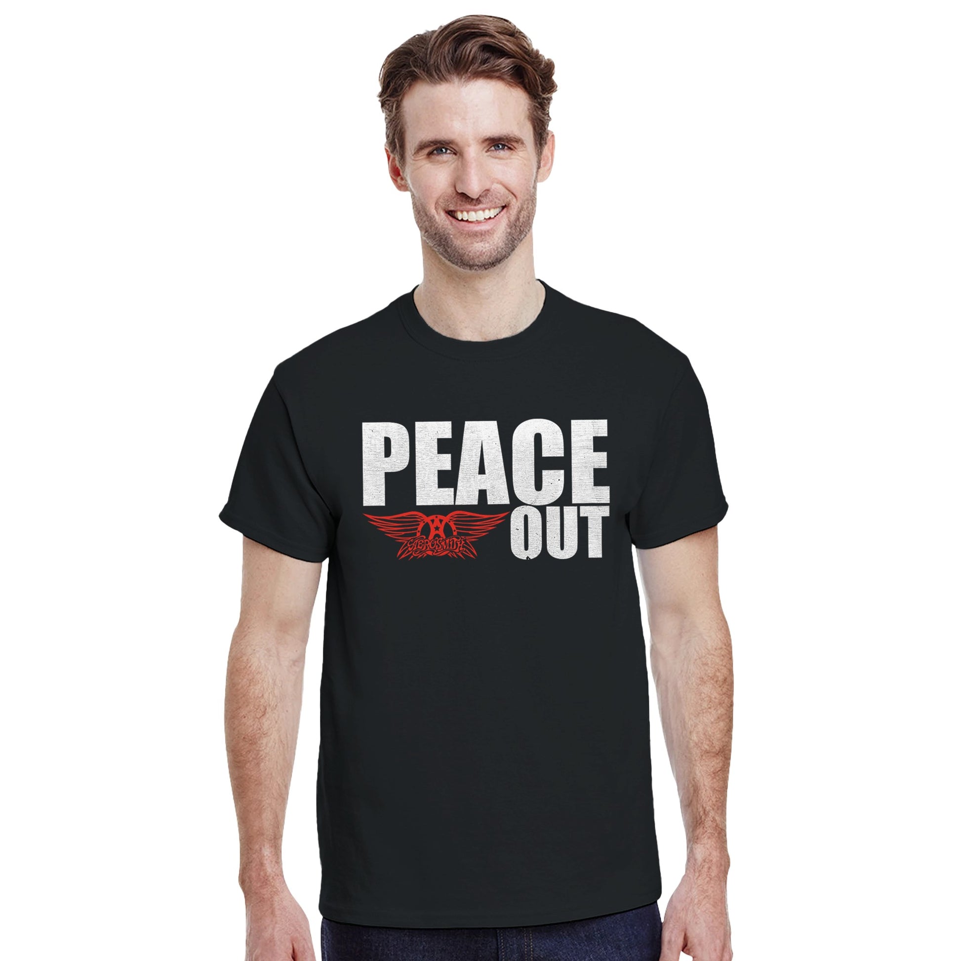 Aerosmith Camiseta Hard Rock Peace Out Unisex Premium