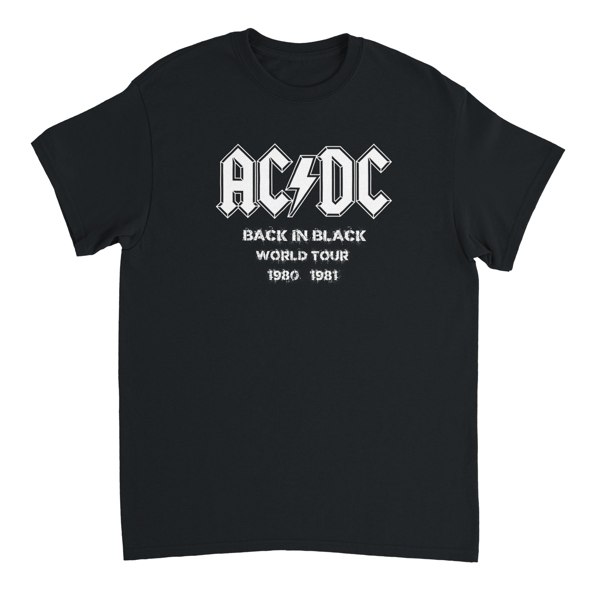 AC/DC Camiseta Hard Rock Back in Black Unisex Premium