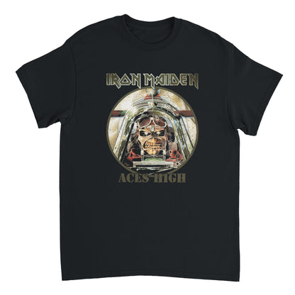 Iron Maiden Camiseta Heavy Metal Aces High Unisex Premium