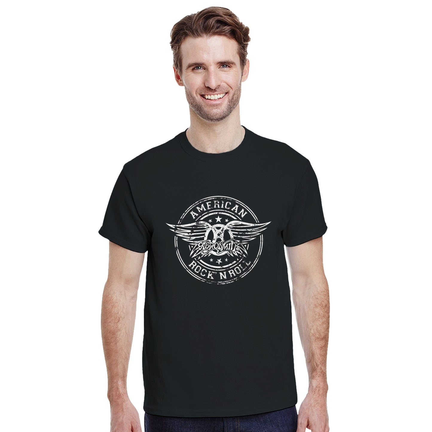 Aerosmith Camiseta Hard Rock Boston Unisex Premium