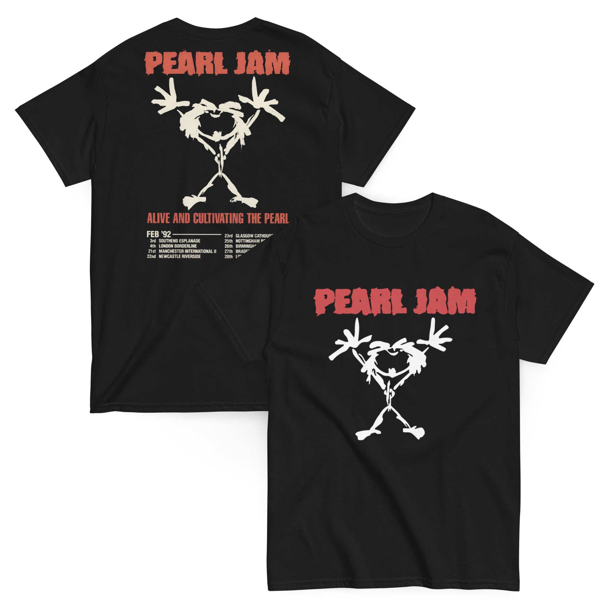 Pearl Jam Camiseta Grunge Seattle Eddie Vedder Unisex Premium