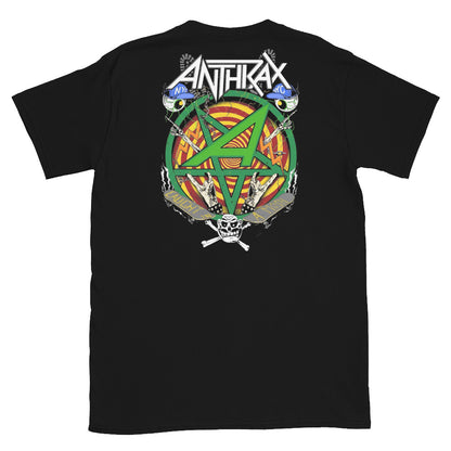 Anthrax Camiseta Thrash Metal Big Four Negra Unisex Clásica