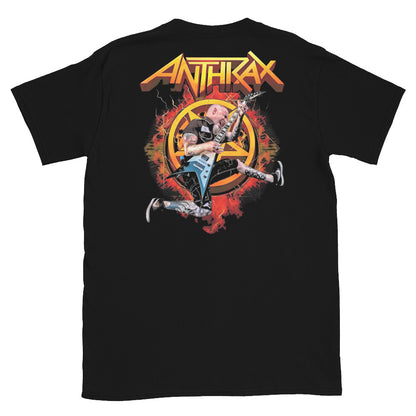 Anthrax Camiseta Thrash Metal Scott Ian Negra Unisex Premium