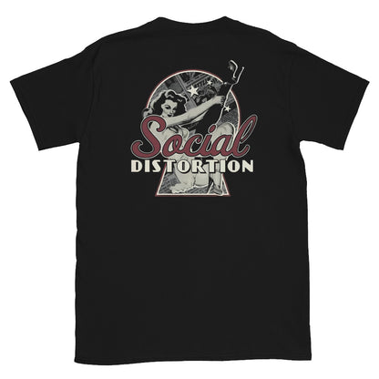 Social Distortion Camiseta Punk Rock Americano Unisex Premium