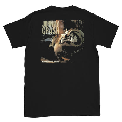 Johnny Crash Camiseta Glam Hair Metal Hard Rock Unisex