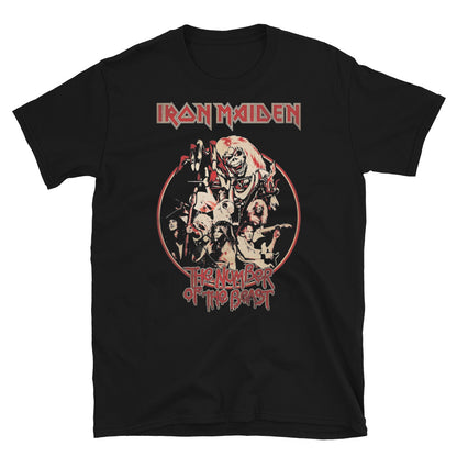 Iron Maiden Camiseta Heavy Metal Number of the Beast Cartagena Unisex Clásica
