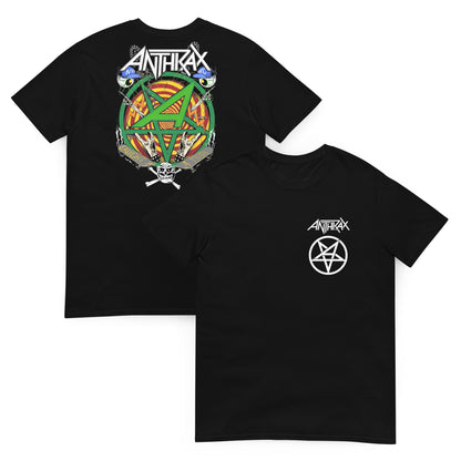 Anthrax Camiseta Thrash Metal Big Four Negra Unisex Clásica