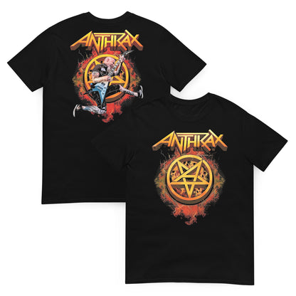 Anthrax Camiseta Thrash Metal Scott Ian Negra Unisex Premium