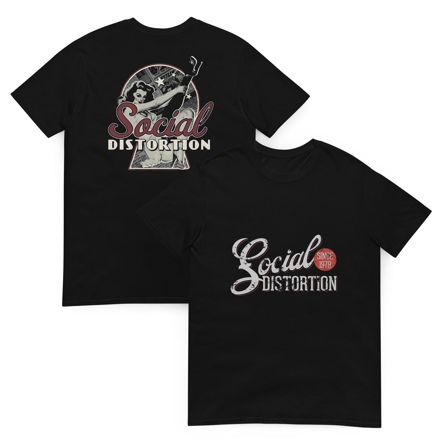 Social Distortion Camiseta Punk Rock Americano Unisex Premium