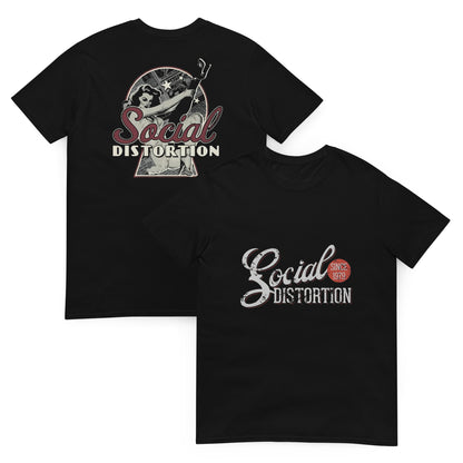 Social Distortion Camiseta Punk Rock Americano Unisex Premium
