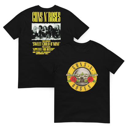 Guns N' Roses - Camiseta Hard Rock Legendaria Unisex Clásica