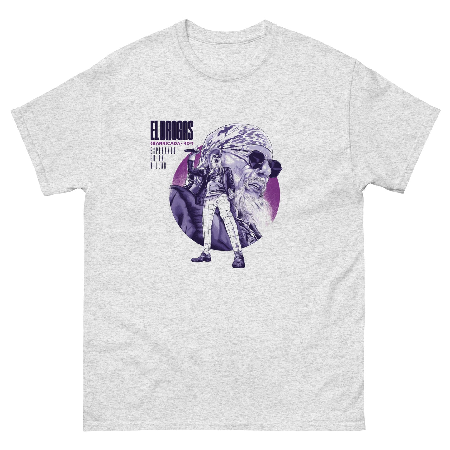 El Drogas - Camiseta Rock Español Barricada Unisex Premium