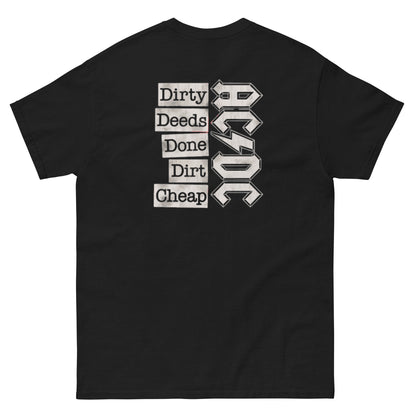 AC/DC Camiseta Hard Rock Dirty Deeds Australia Unisex Clásica