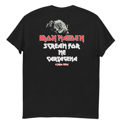 Iron Maiden Camiseta Heavy Metal Number of the Beast Cartagena 2026 Unisex Premium