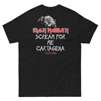 Iron Maiden Camiseta Heavy Metal Beast Eddie Cartagena 2026 Unisex Clásica