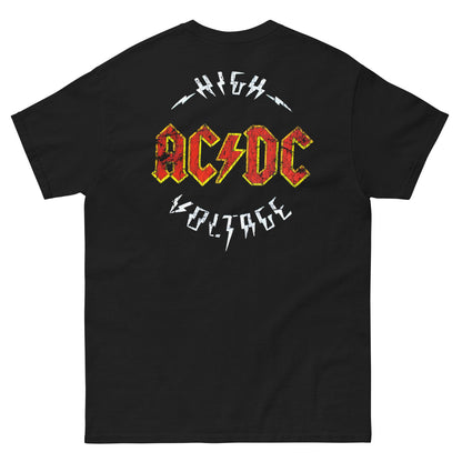 AC/DC Camiseta Hard Rock High Voltage 1975 Unisex Clásica