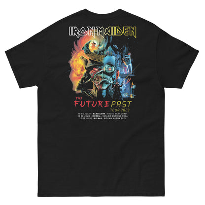 Iron Maiden Camiseta Heavy Metal Future Past Tour Madrid Unisex Clásica