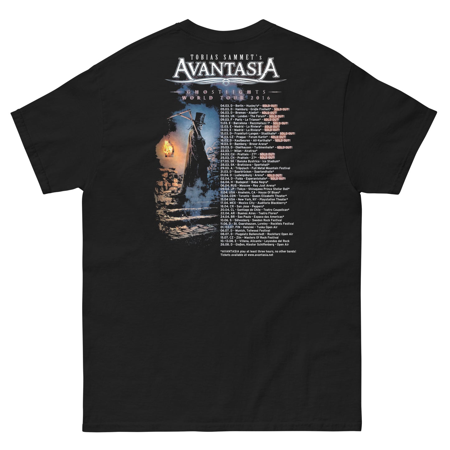 Avantasia Camiseta Power Metal Fulda Tobias Sammet Unisex Premium