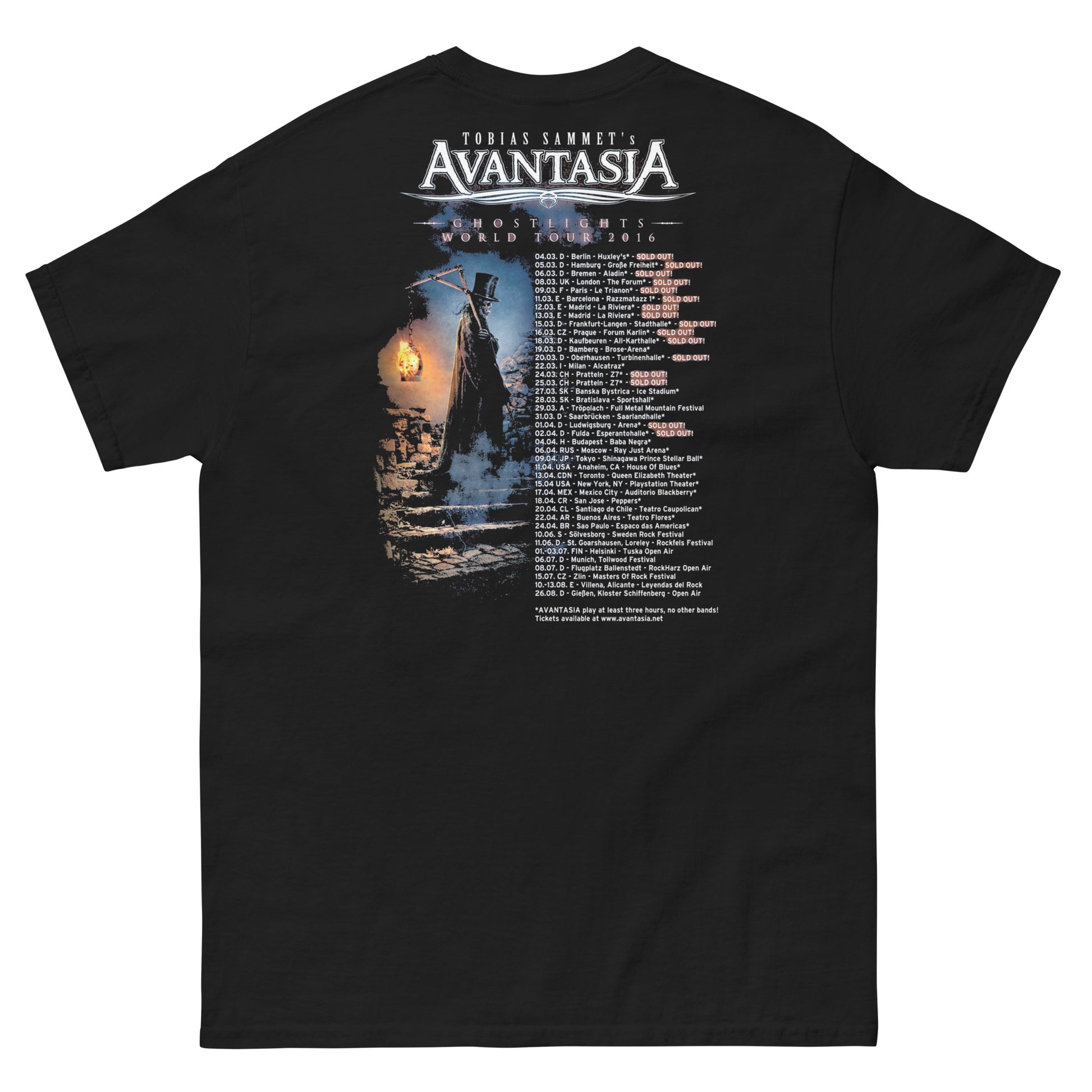 Avantasia Camiseta Power Metal Fulda Tobias Sammet Unisex Premium