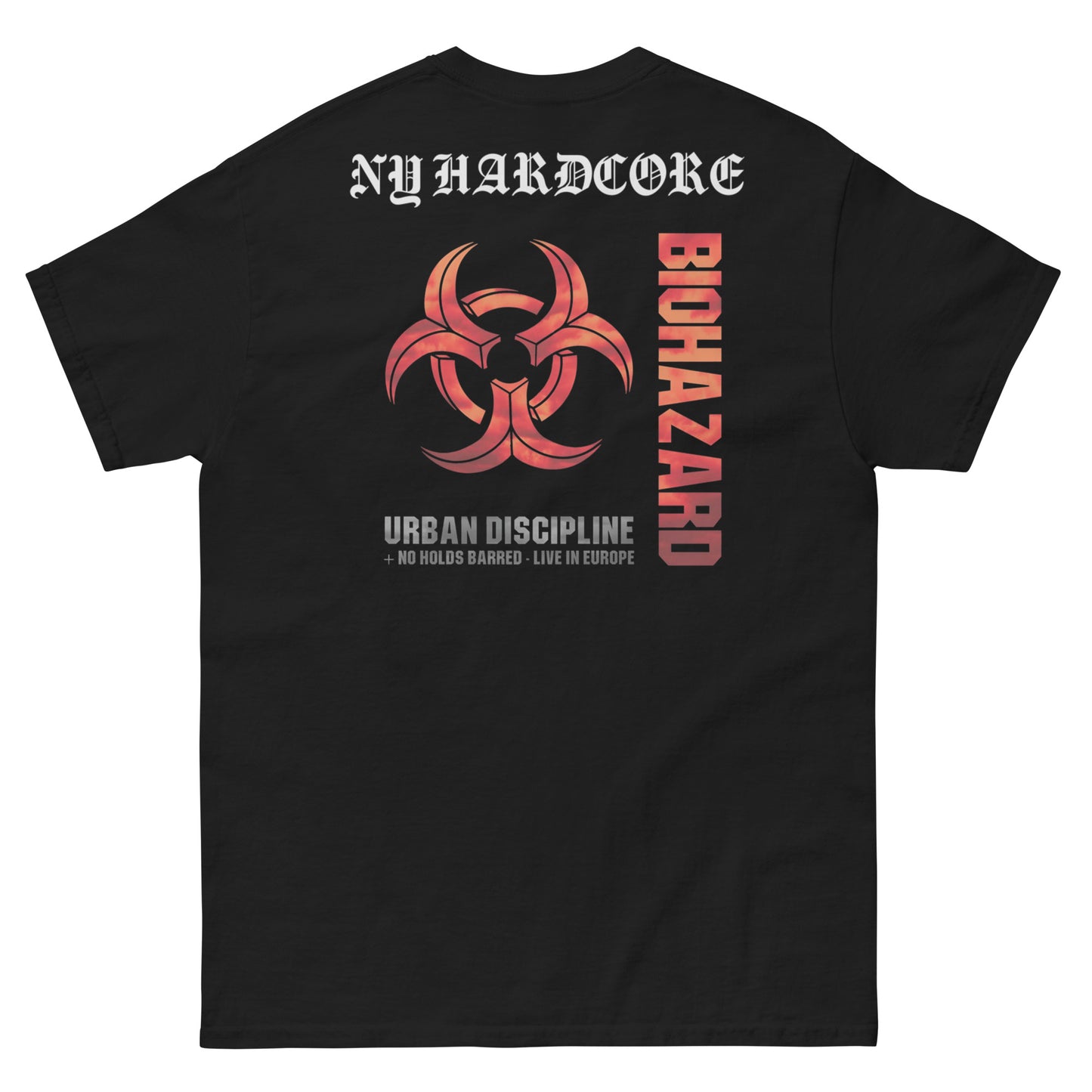 Biohazard - Camiseta Hardcore Metal Nueva York Unisex Premium