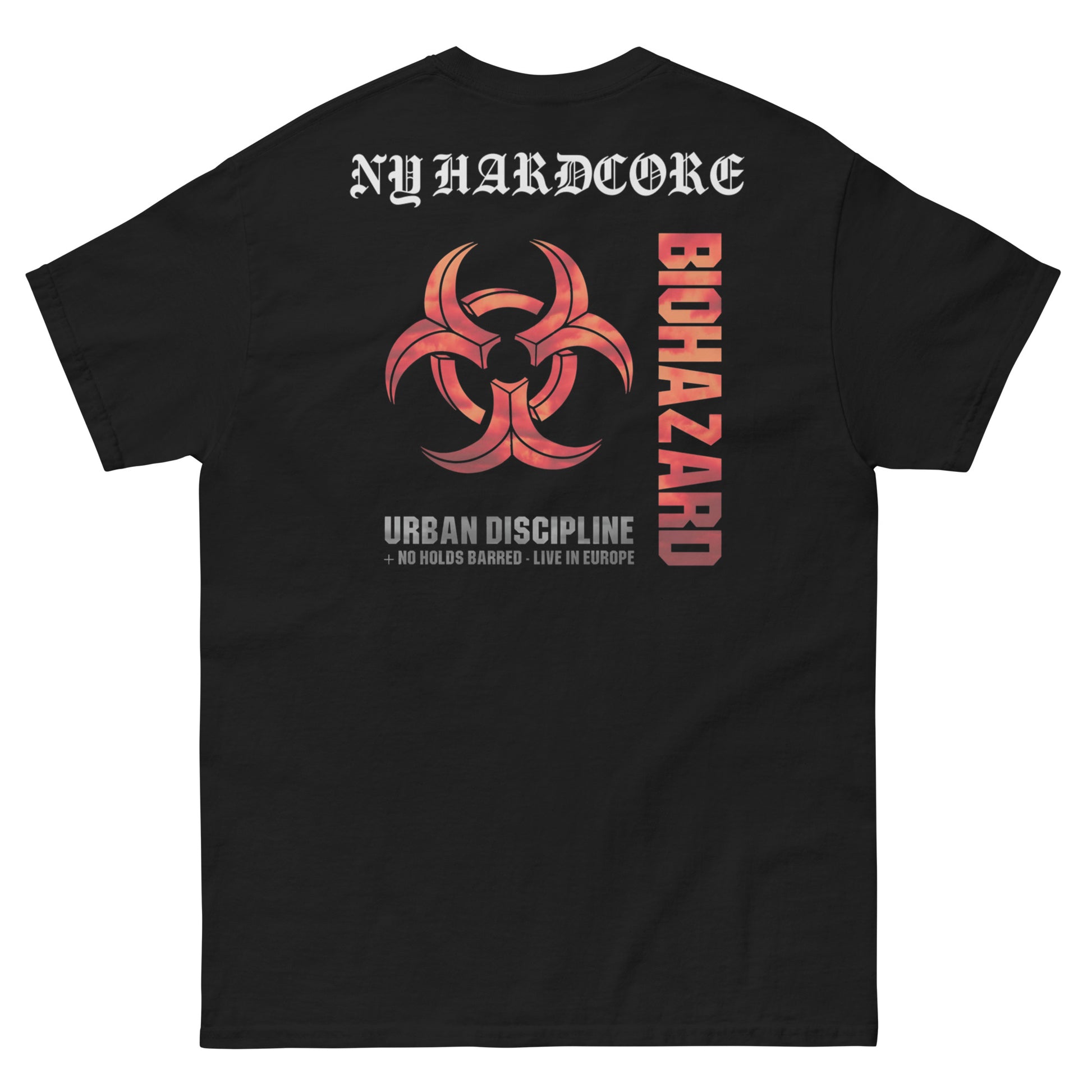 Biohazard - Camiseta Hardcore Metal Nueva York Unisex Premium