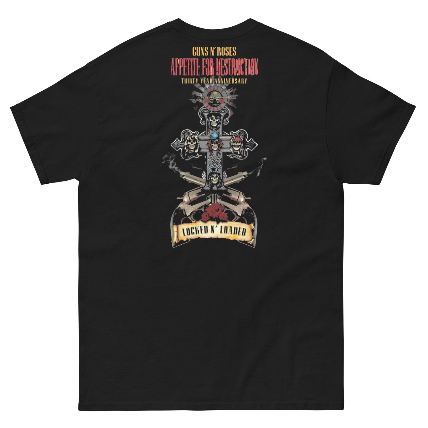 Guns N' Roses - Camiseta Arena Rock Hollywood Unisex Clásica