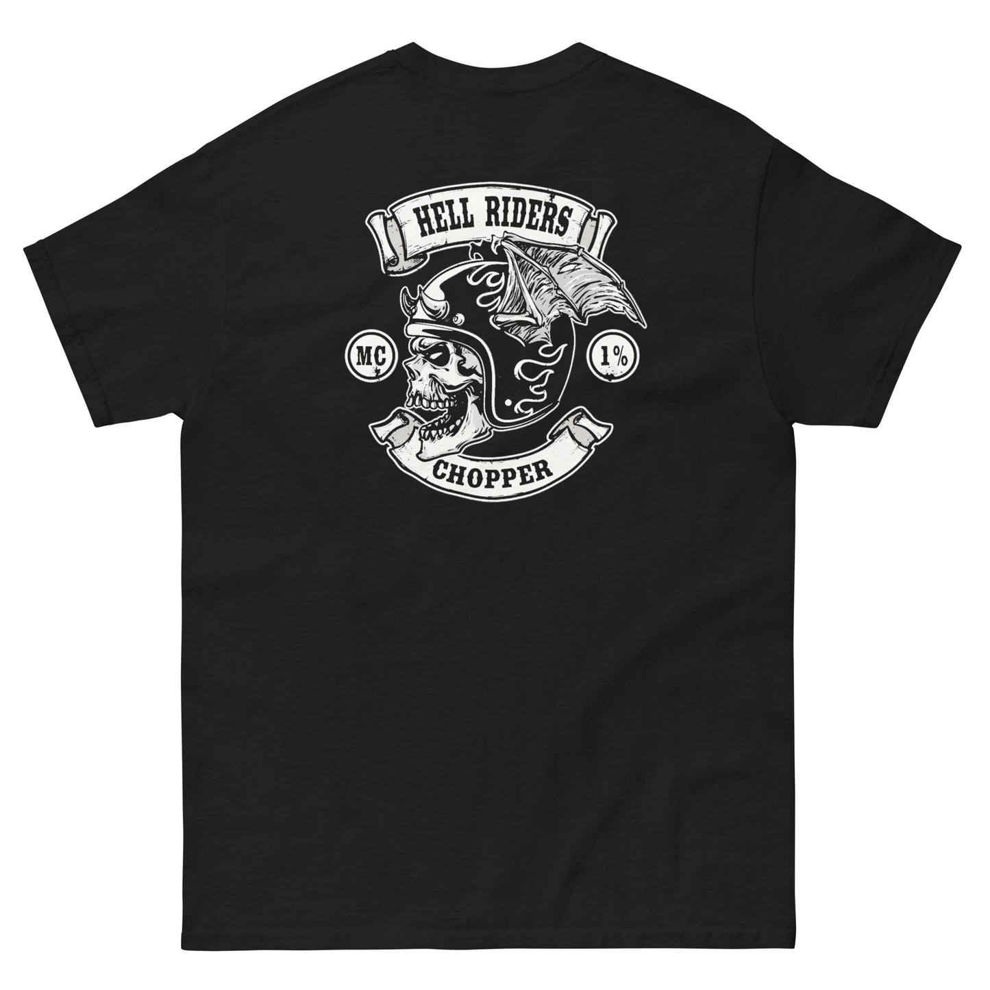 BIKER CUSTOM ROCK RIDER Camiseta clásica unisex