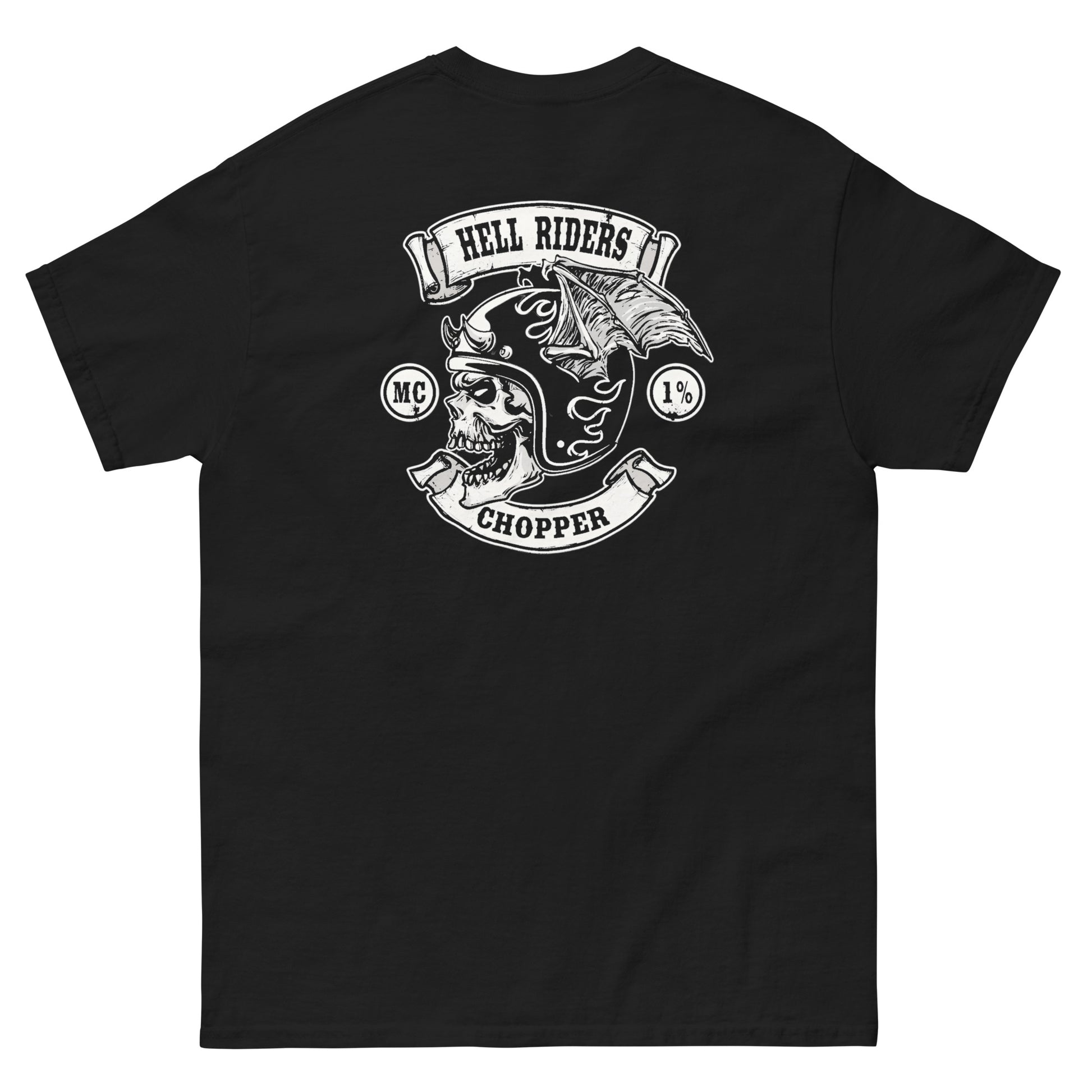 BIKER CUSTOM ROCK RIDER Camiseta clásica unisex