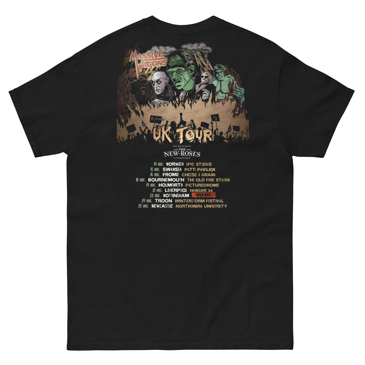Massive Wagons Camiseta Hard Rock Ratio Unisex Clásica