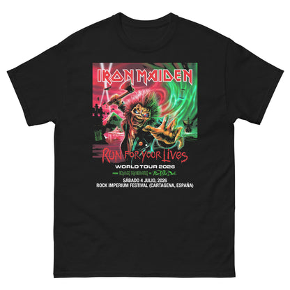 Iron Maiden Camiseta Heavy Metal Cartagena 2026 Unisex Premium