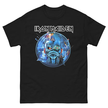 Iron Maiden Camiseta Heavy Metal Somewhere in Time Unisex Clásica