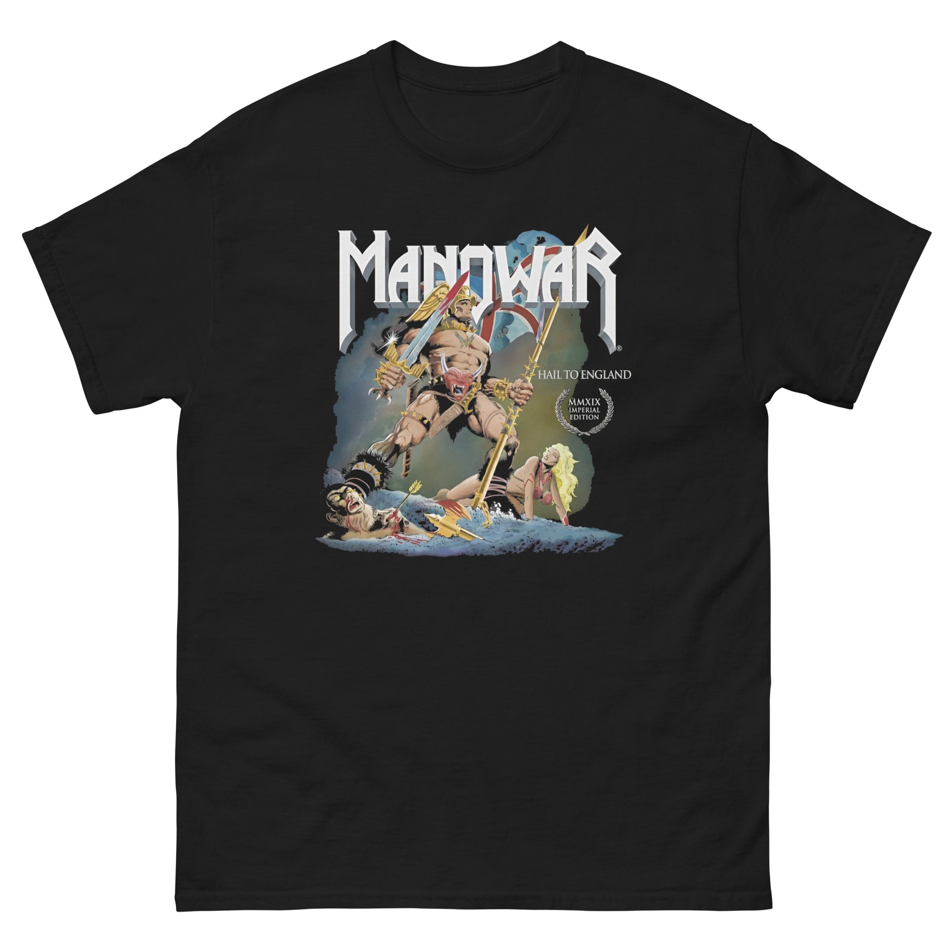 Manowar Camiseta Heavy Metal Unisex Clásica