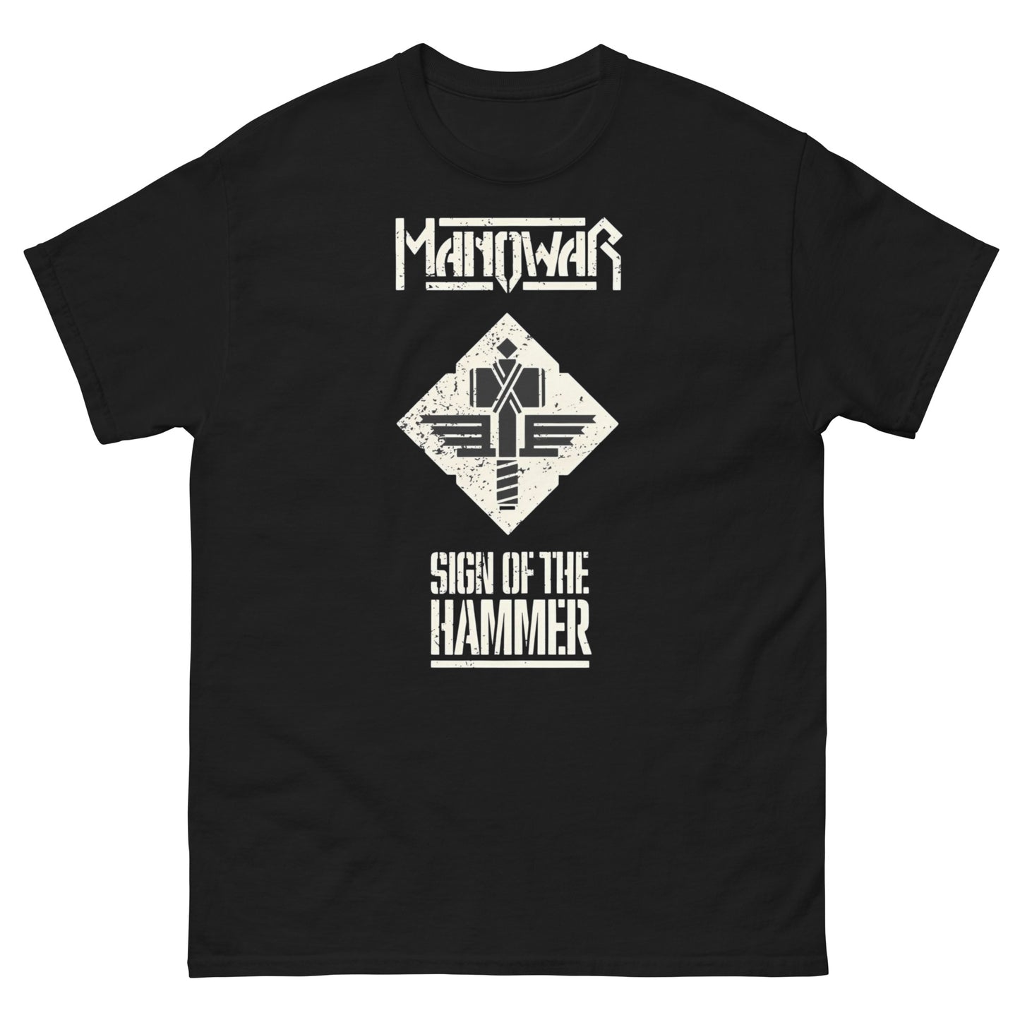 Manowar - Camiseta Heavy Metal Unisex Clásica