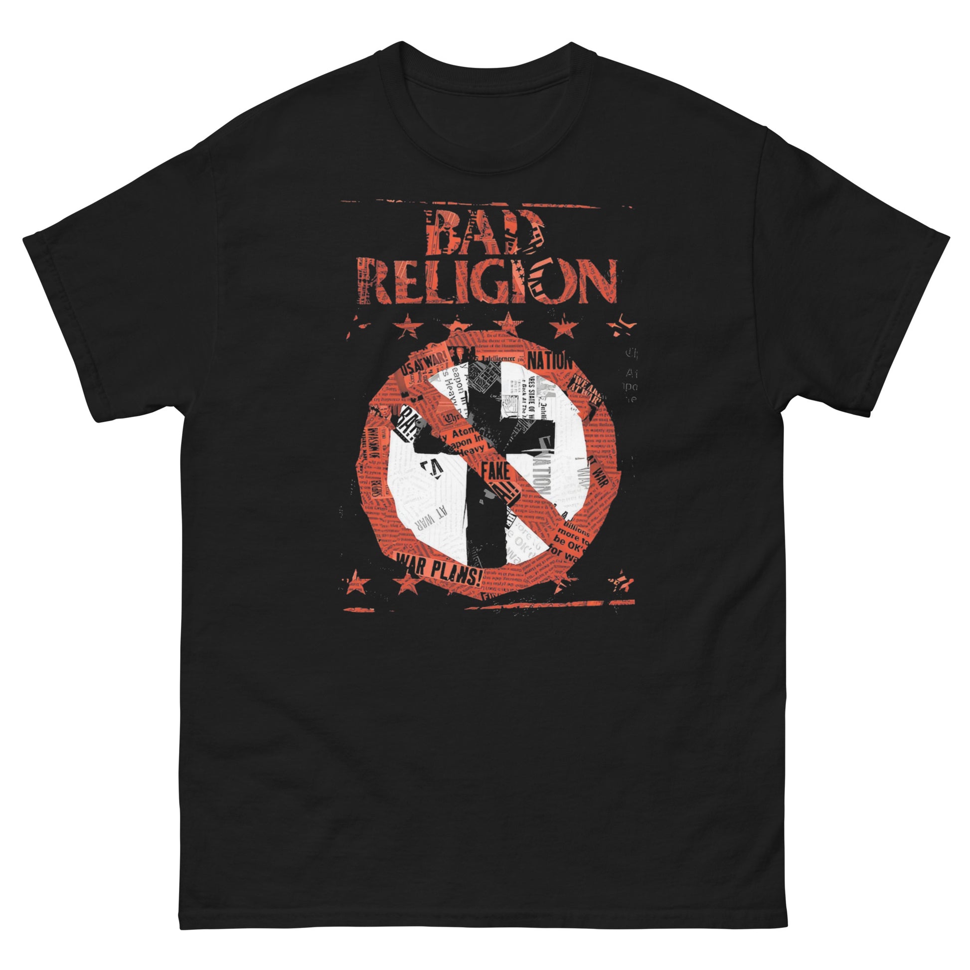 Bad Religion - Camiseta Punk Rock Californiano Unisex Clásica