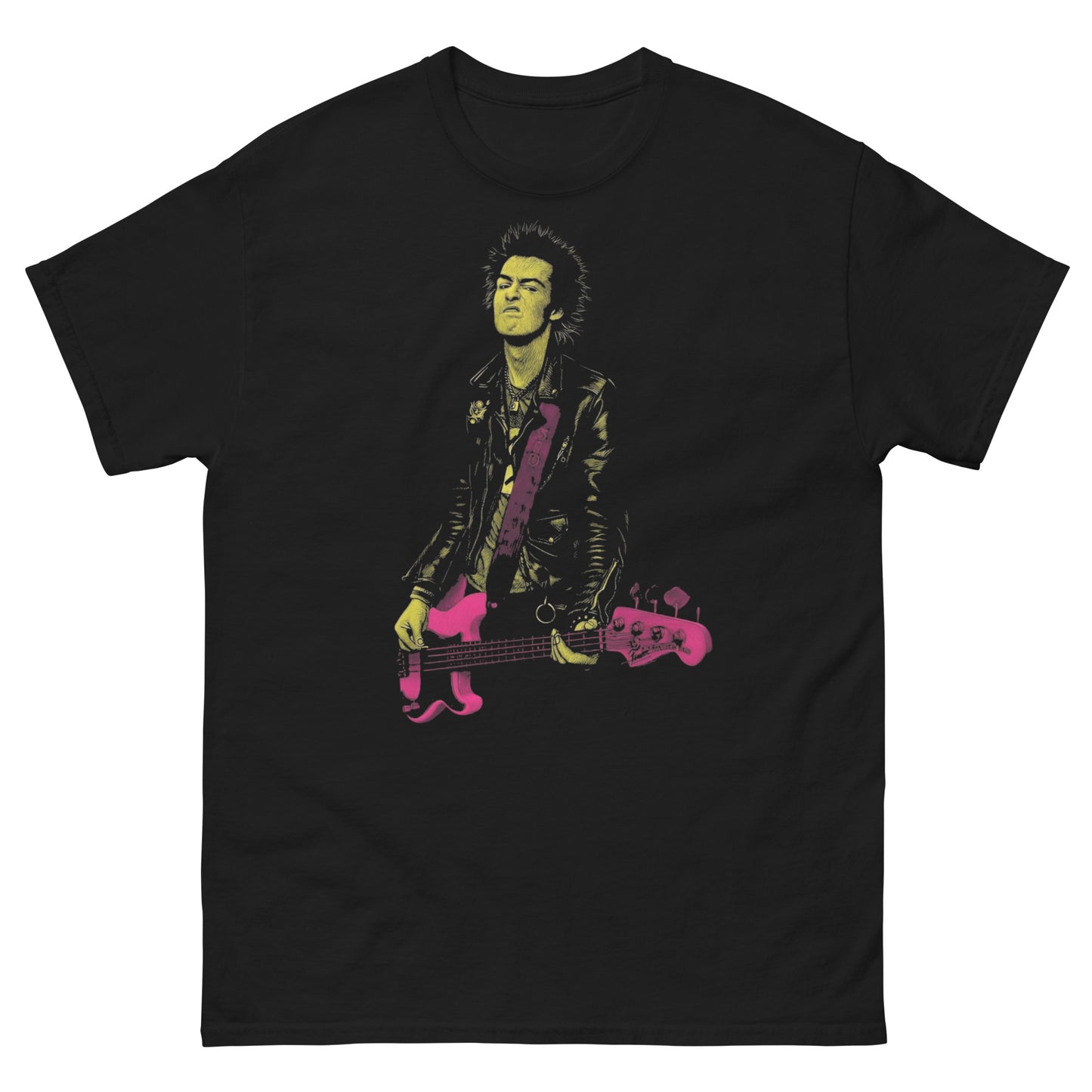Sex Pistols Camiseta Sid Vicious Punk Rock Británico Unisex Clásica