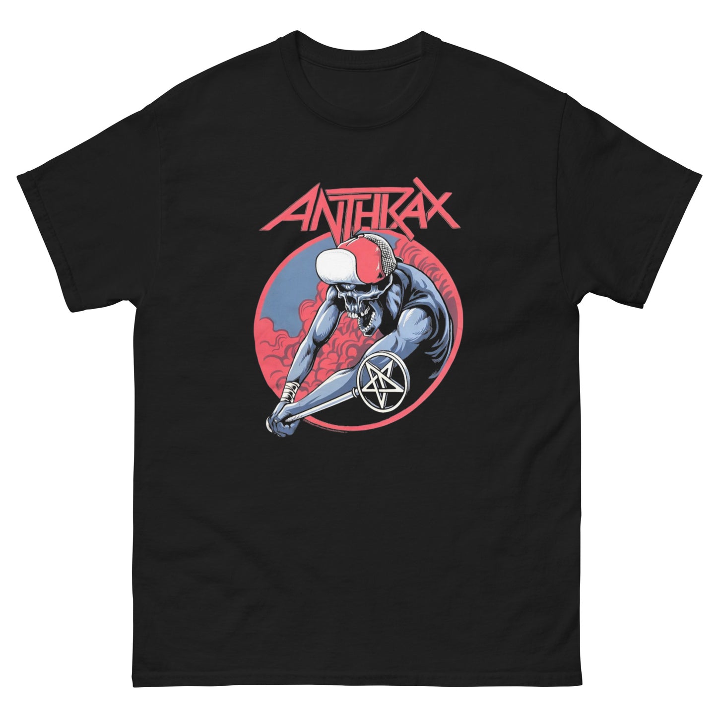 Anthrax Camiseta Thrash Metal Persistence of Time Nueva York Unisex Clásica
