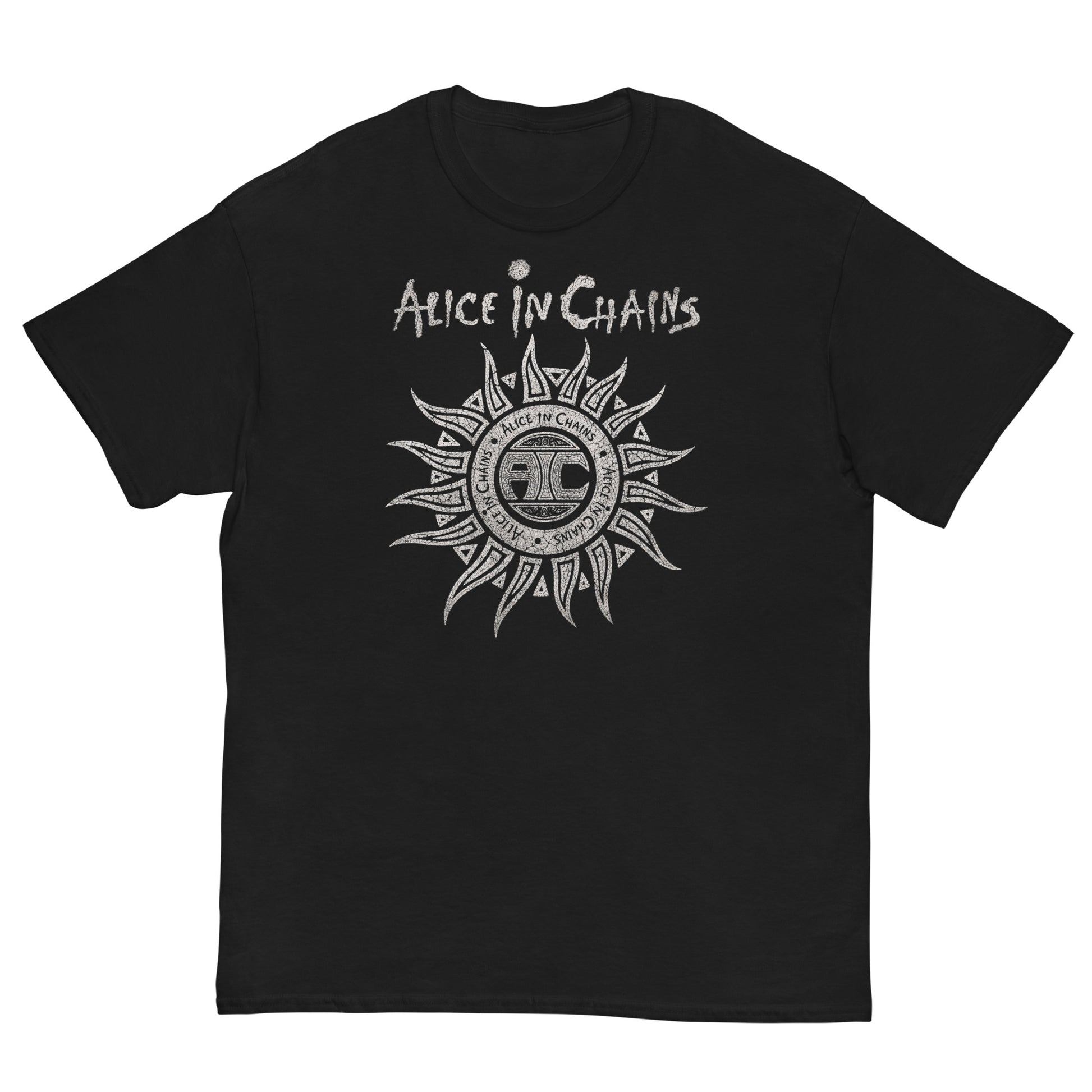 Alice in Chains Camiseta Grunge Logo Retro Unisex Clásica