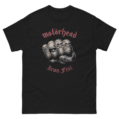 Motorhead Camiseta Heavy Metal Iron Fist Retro Unisex Clásica