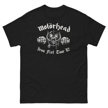 Motorhead Camiseta Heavy Metal Iron Fist Tour Unisex Clásica