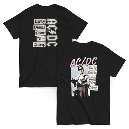 AC/DC Camiseta Hard Rock Dirty Deeds Australia Unisex Clásica