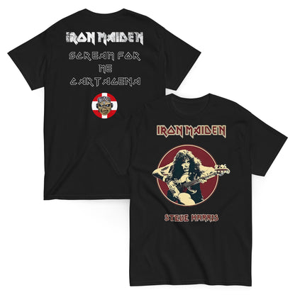 Iron Maiden Camiseta Heavy Metal Steve Harris Cartagena 2026 Unisex Premium