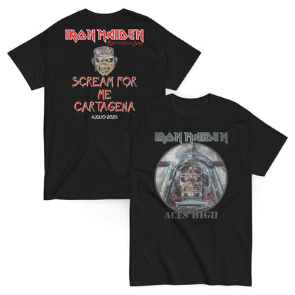 Iron Maiden Camiseta Heavy Metal Rock Imperium Cartagena 2026 Unisex Premium