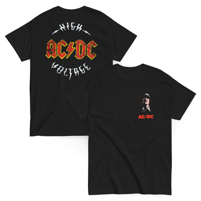 AC/DC Camiseta Hard Rock High Voltage 1975 Unisex Clásica