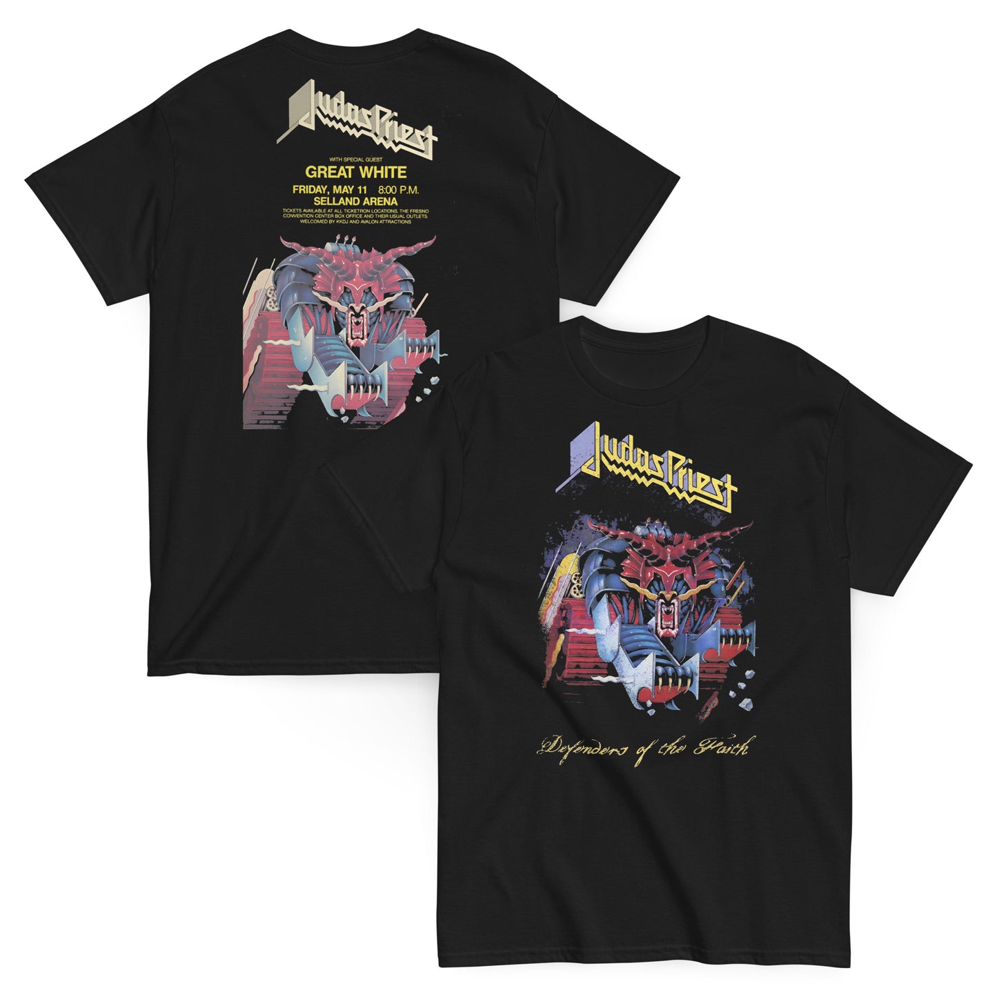 Judas Priest Camiseta Heavy Metal Británico Unisex Premium
