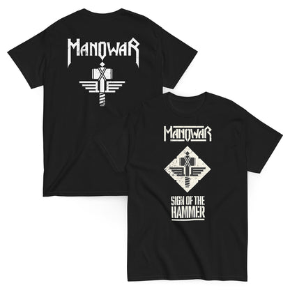 Manowar - Camiseta Heavy Metal Unisex Clásica
