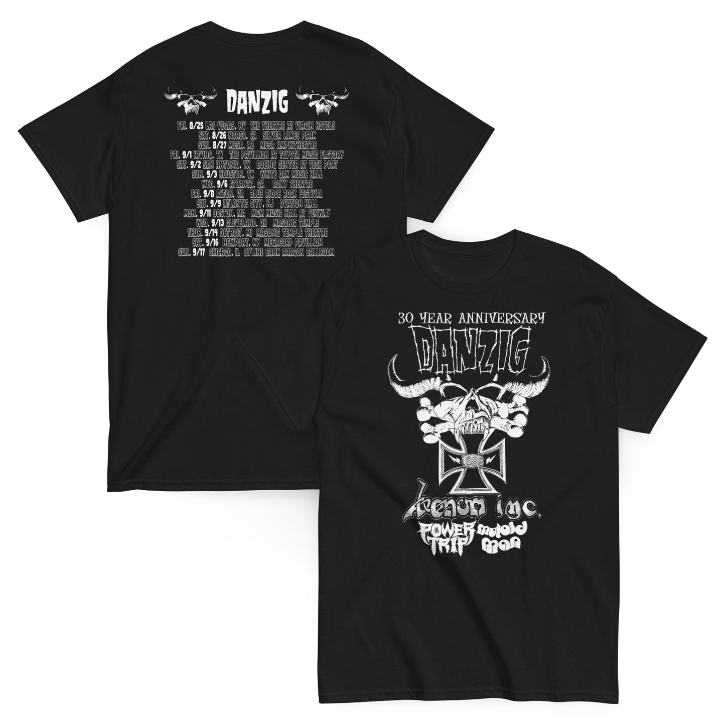 Danzig - Camiseta Heavy Metal Blues Metal Unisex Premium