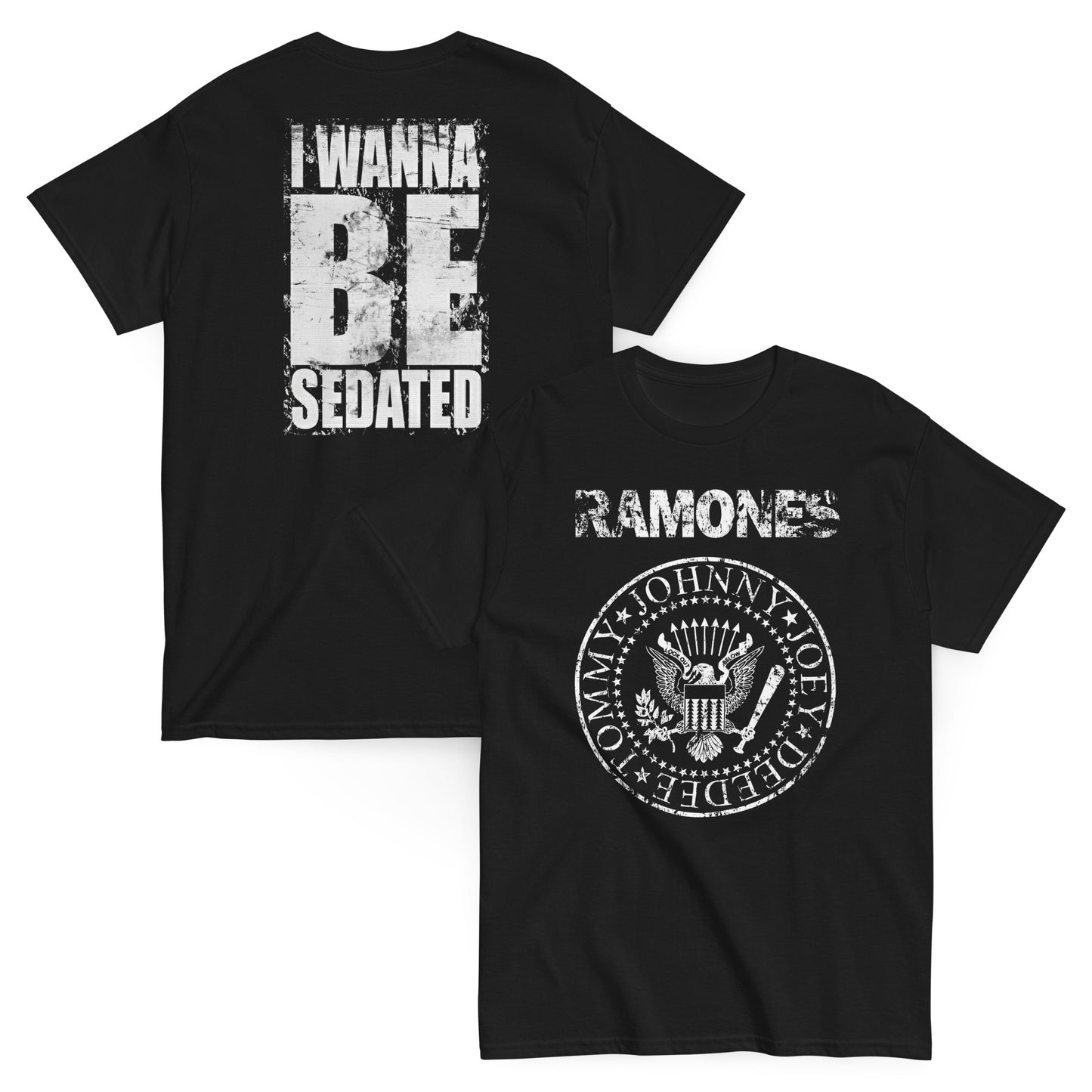 Ramones Camiseta Punk Rock Americano Unisex Premium