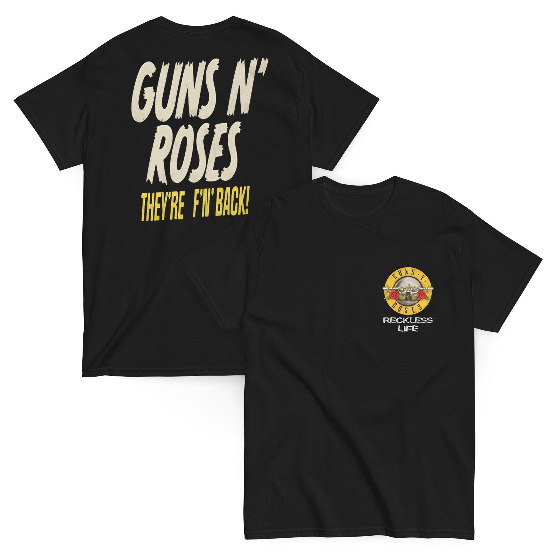 Guns N' Roses - Camiseta Hard Rock Legendaria Unisex Clásica
